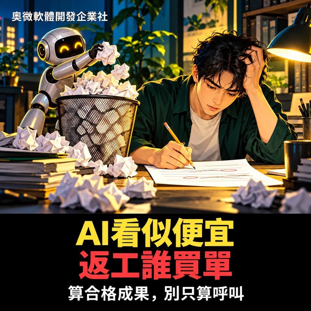 AI 每次呼叫比較便宜，為什麼做完反而更貴？