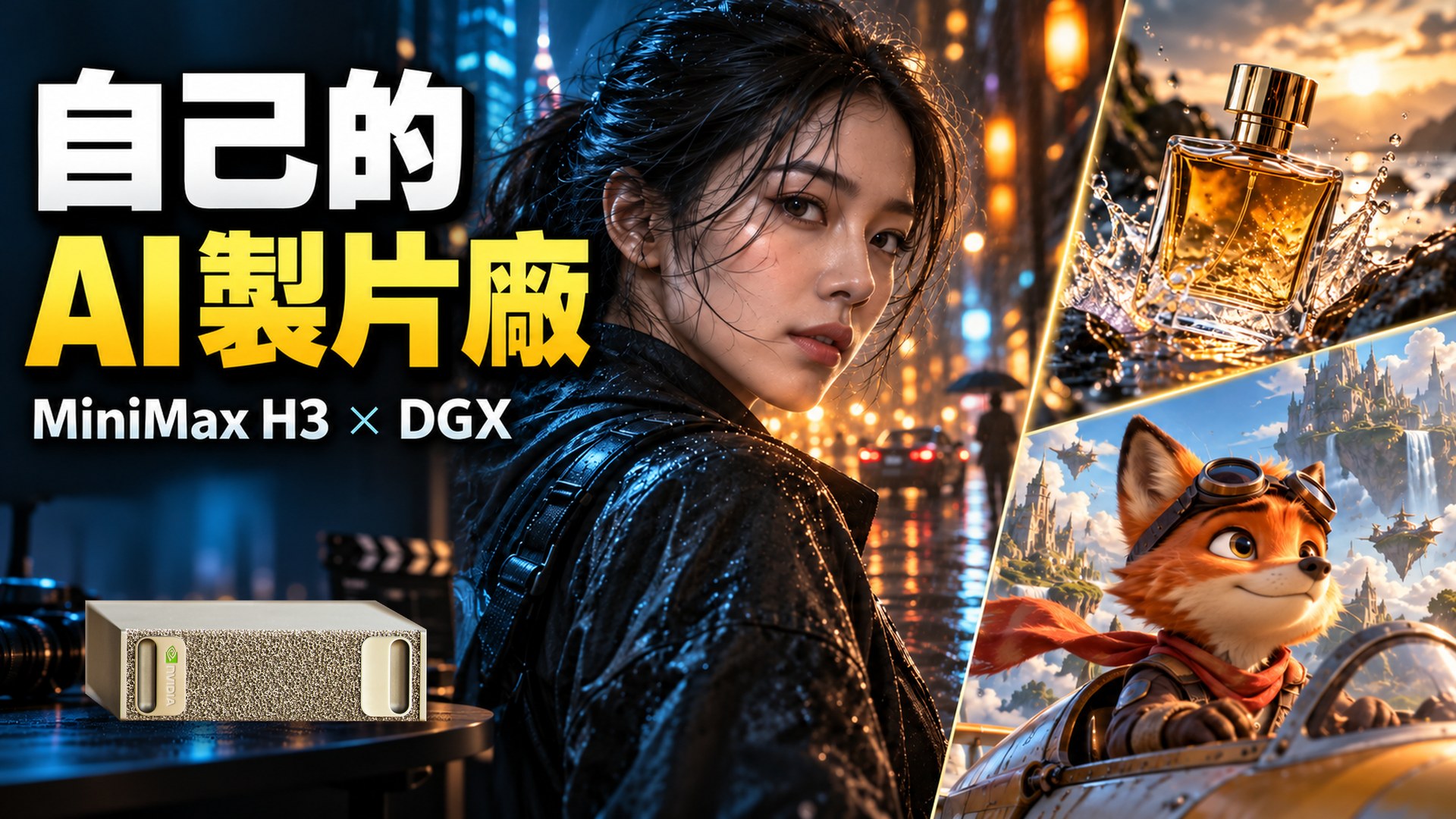 自己的 AI 製片廠：MiniMax H3 × DGX Spark