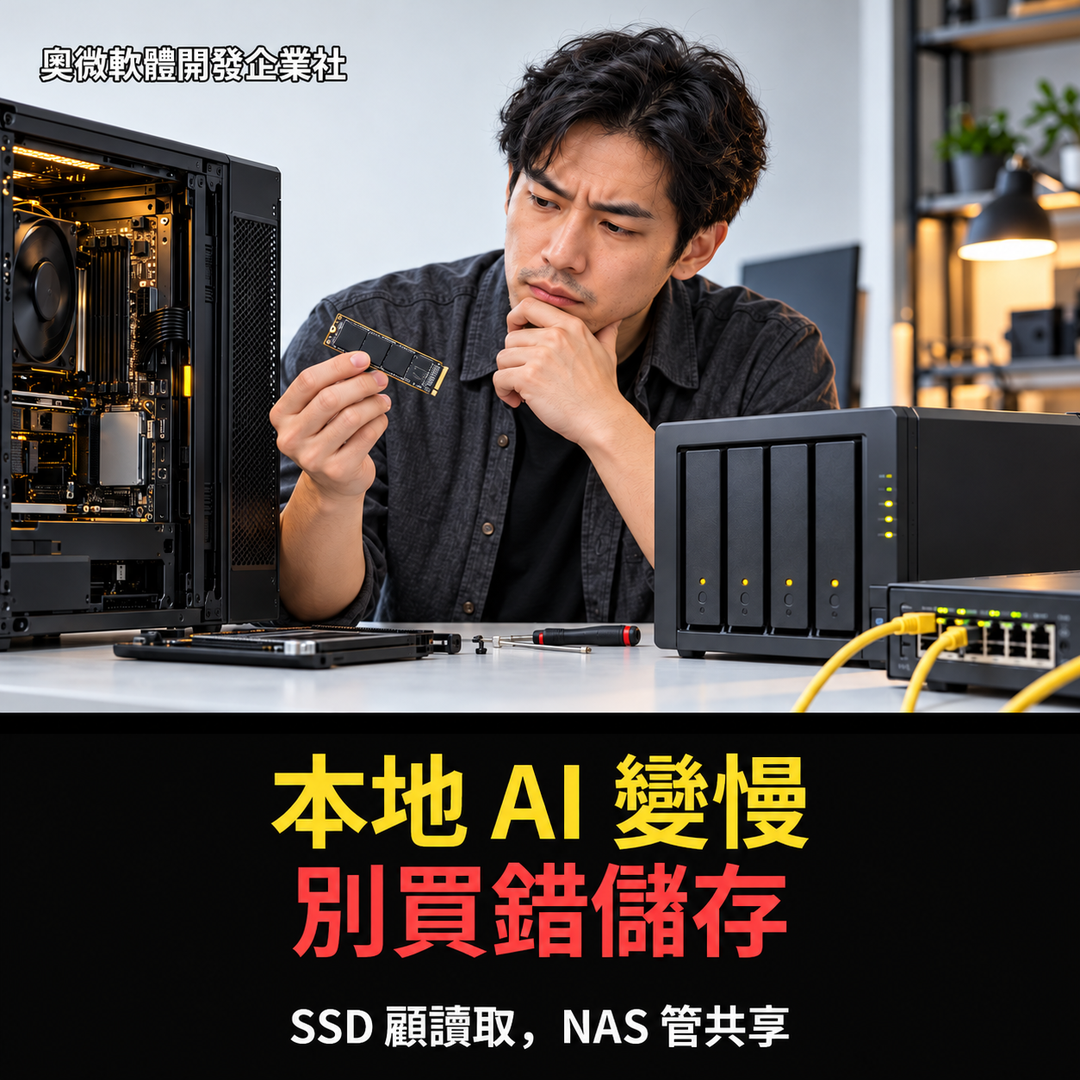 990 PRO 2TB 還是 DS925+?本地 AI 別買錯儲存。