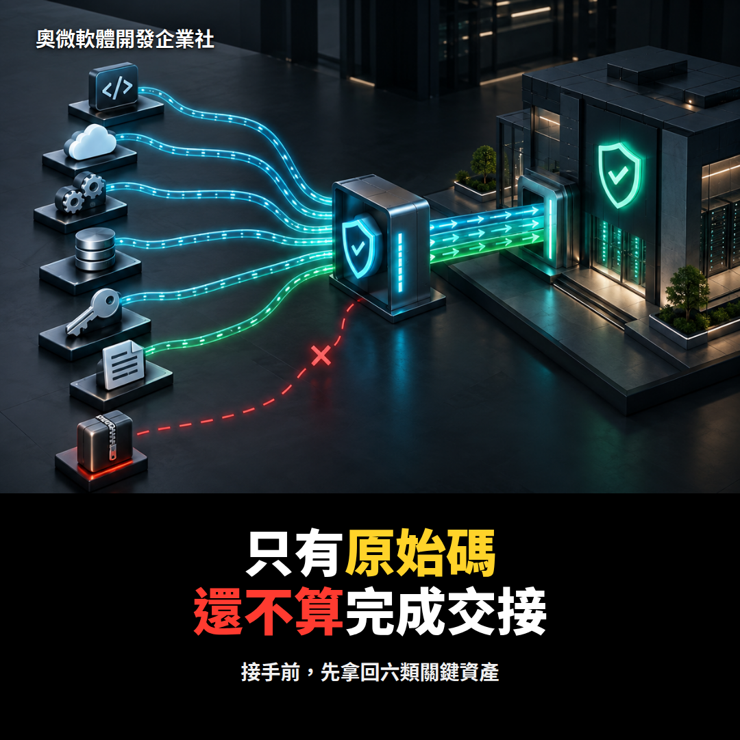 軟體專案交接六類資產檢查清單